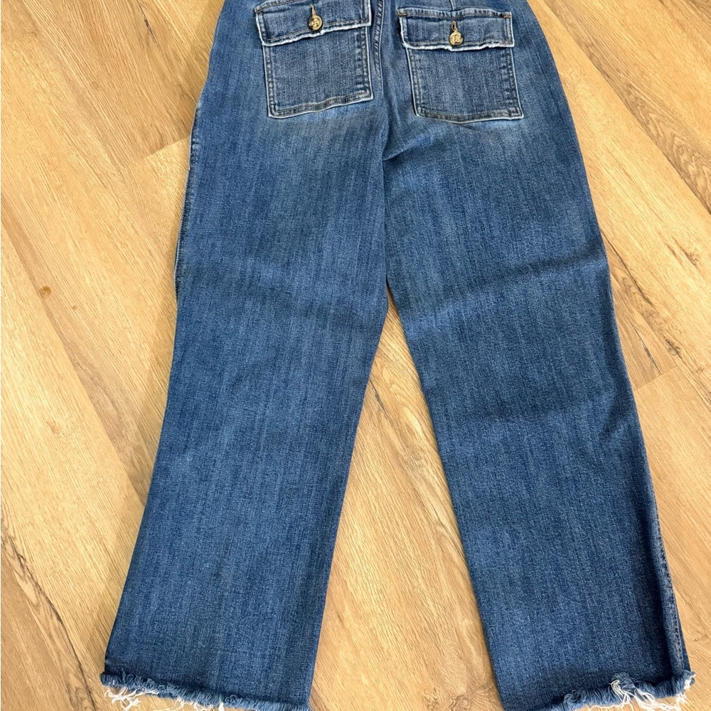 High-Rise Wide-Leg Women's Jeans in Blue Wash